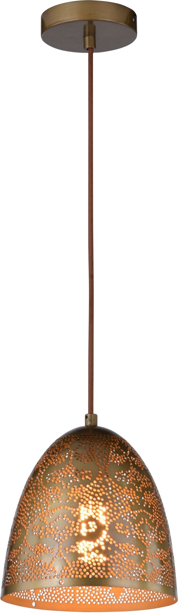 Candellux Sfinks lampă suspendată 1x60 W patină 31-43306