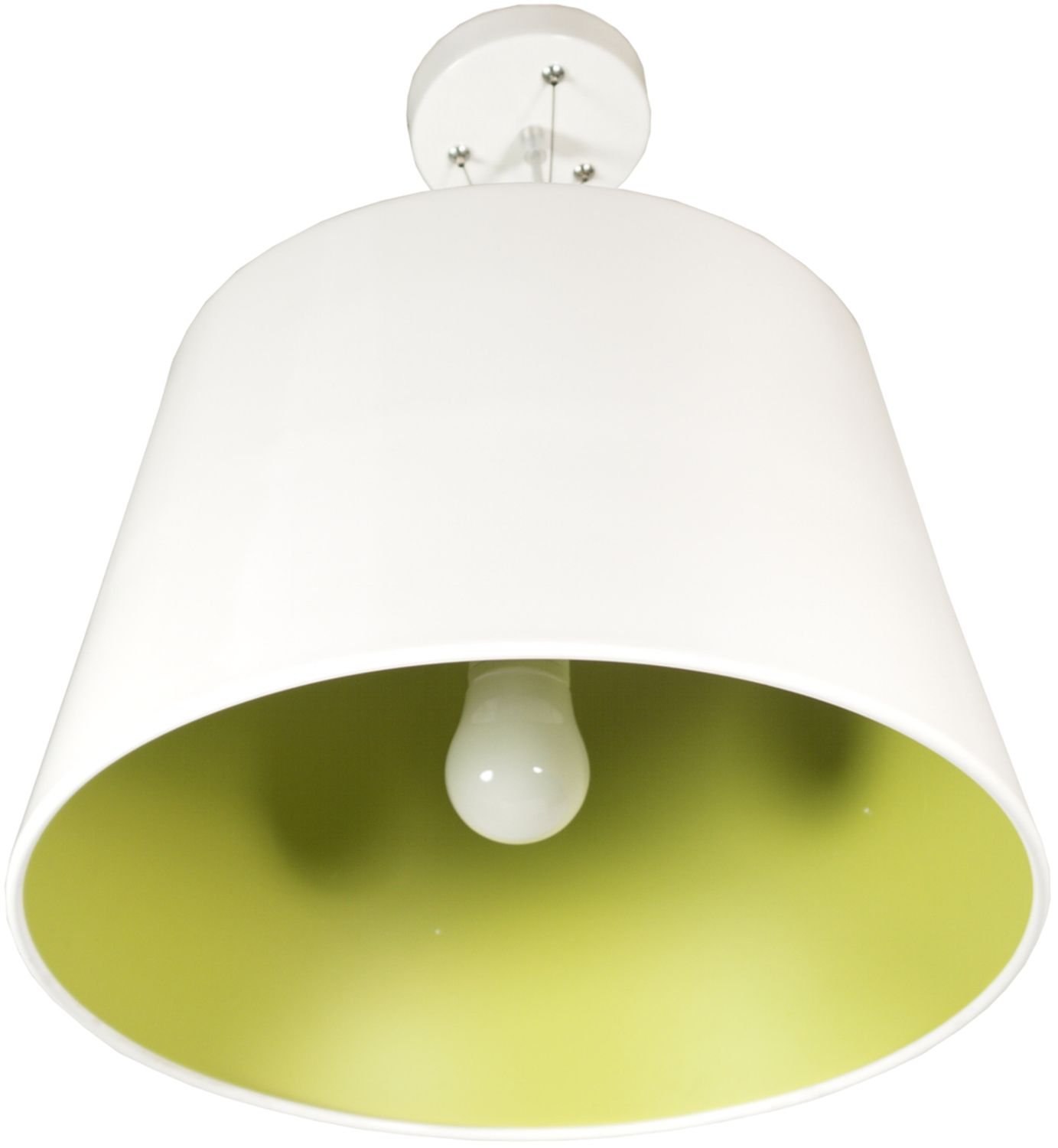 Candellux Enyo lampă suspendată 1x60 W alb-verde 31-27620