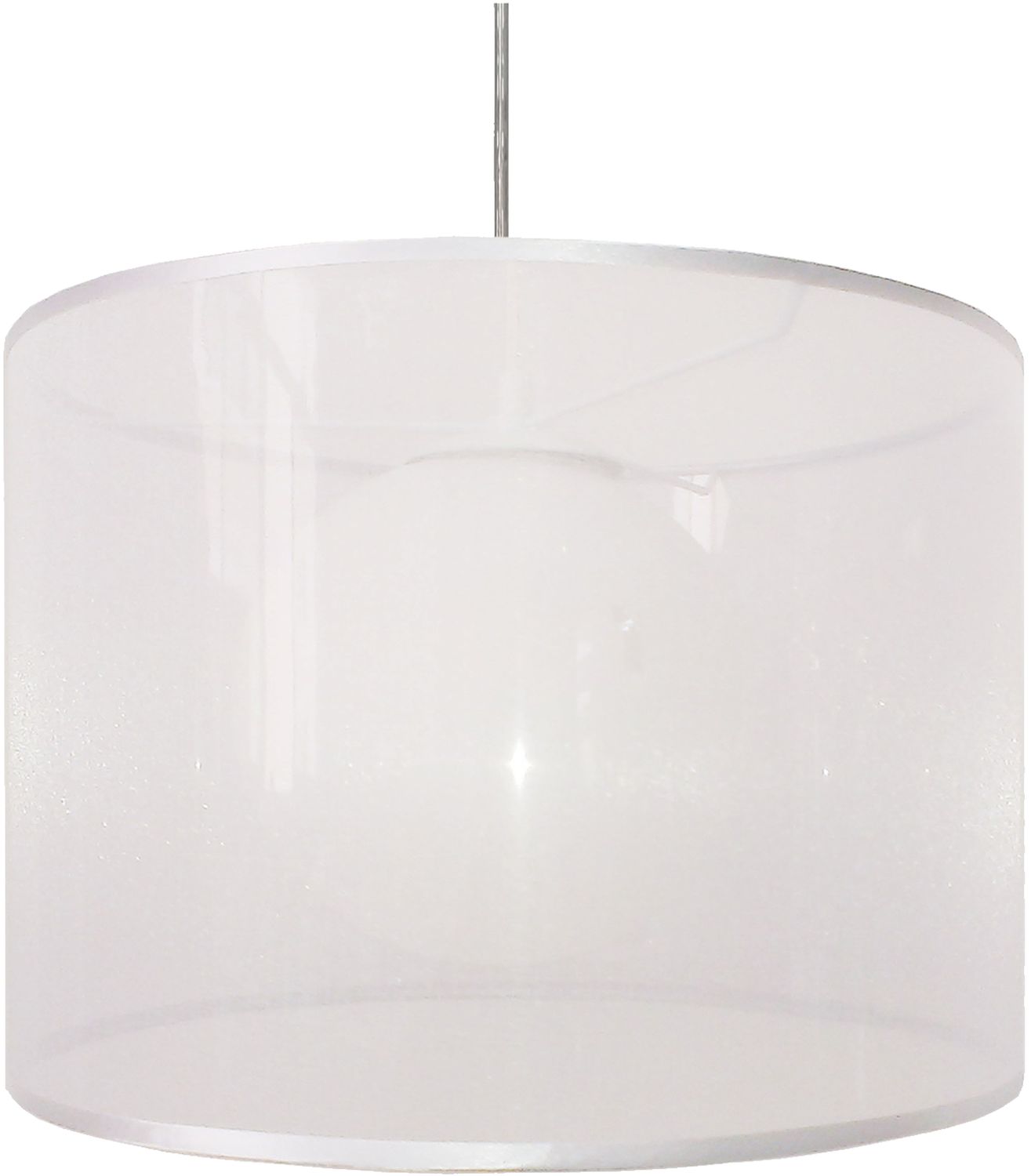 Candellux Chicago lampă suspendată 1x60 W alb 31-24886