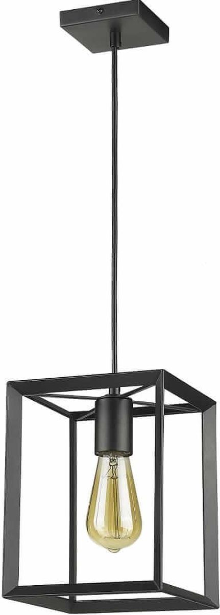 Light Prestige Napoli lampă suspendată 1x60 W negru LP-4146/1P-BL