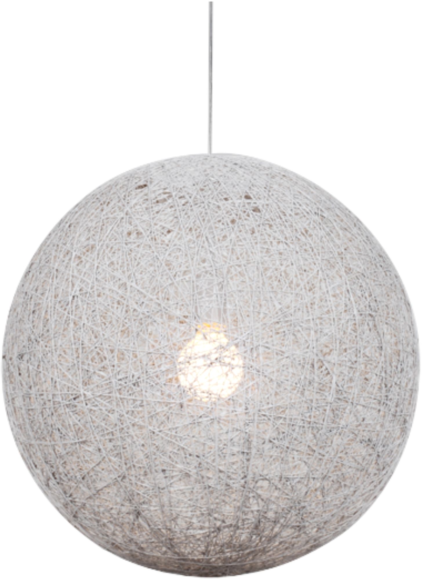 Candellux Caruba lampă suspendată 1x60 W alb 31-26944
