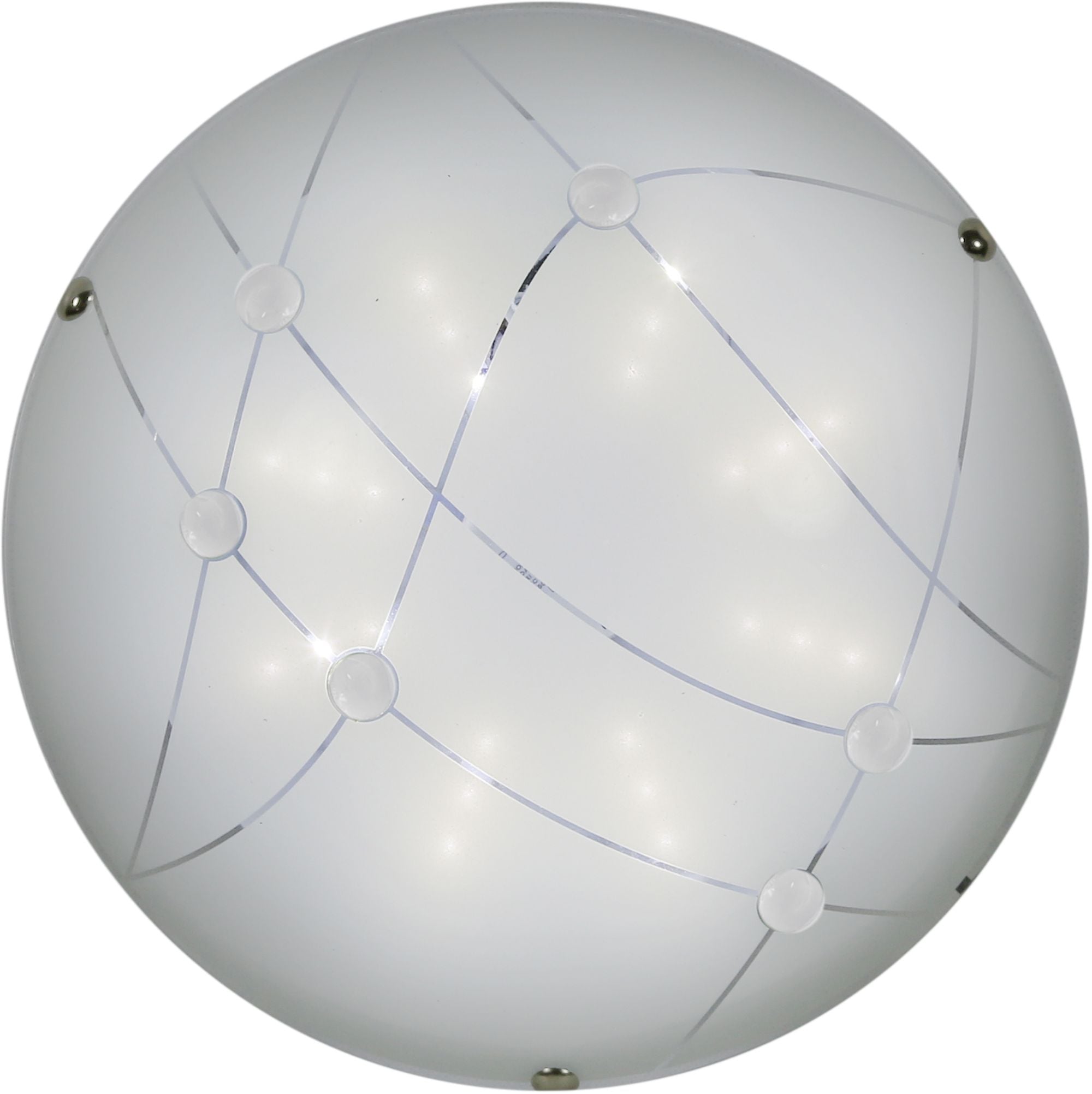 Candellux Duca plafon 1x10 W alb-transparent 13-54180