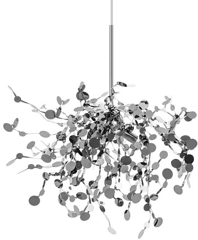 King Home Monete lampă suspendată 3x40 W crom JD8653-1.CHROM