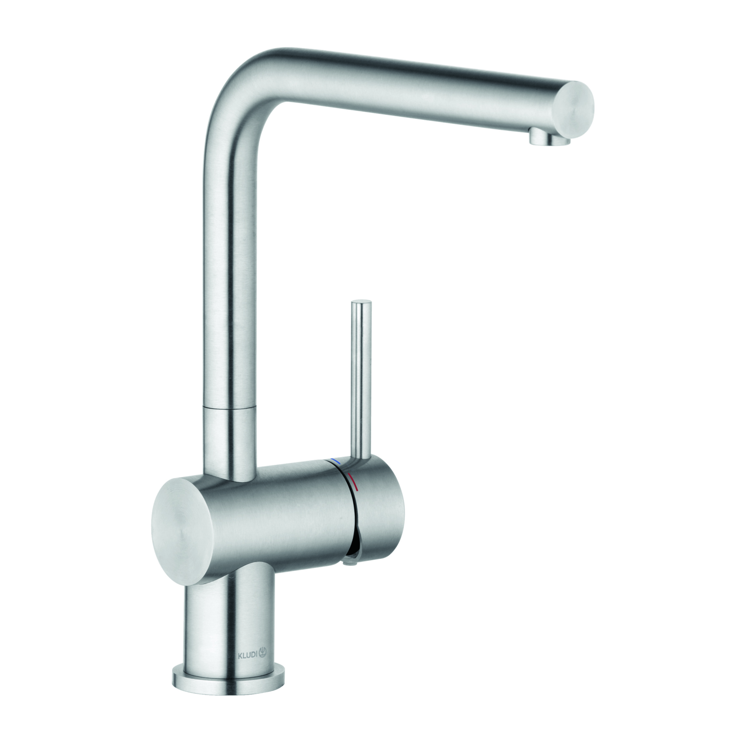 Kludi L Steel baterie bucătărie pe picior oţel inoxidabil 45803F877