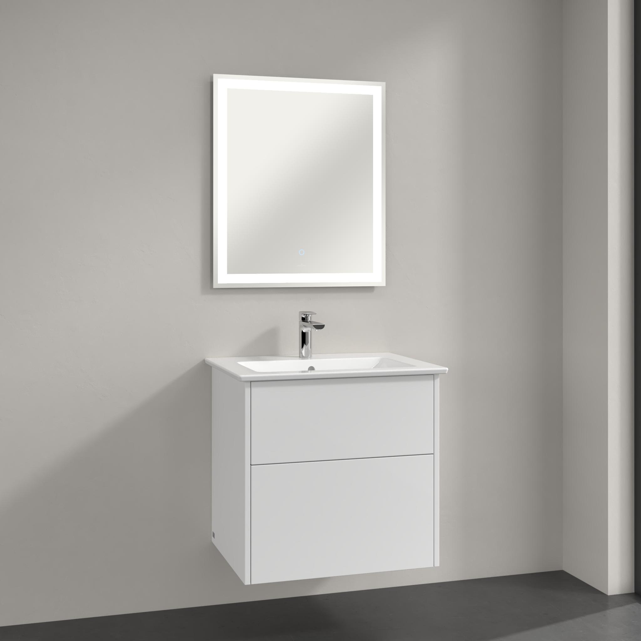 Villeroy & Boch Finero lavoar cu dulap și oglindă 65 cm alb S00301DHR1