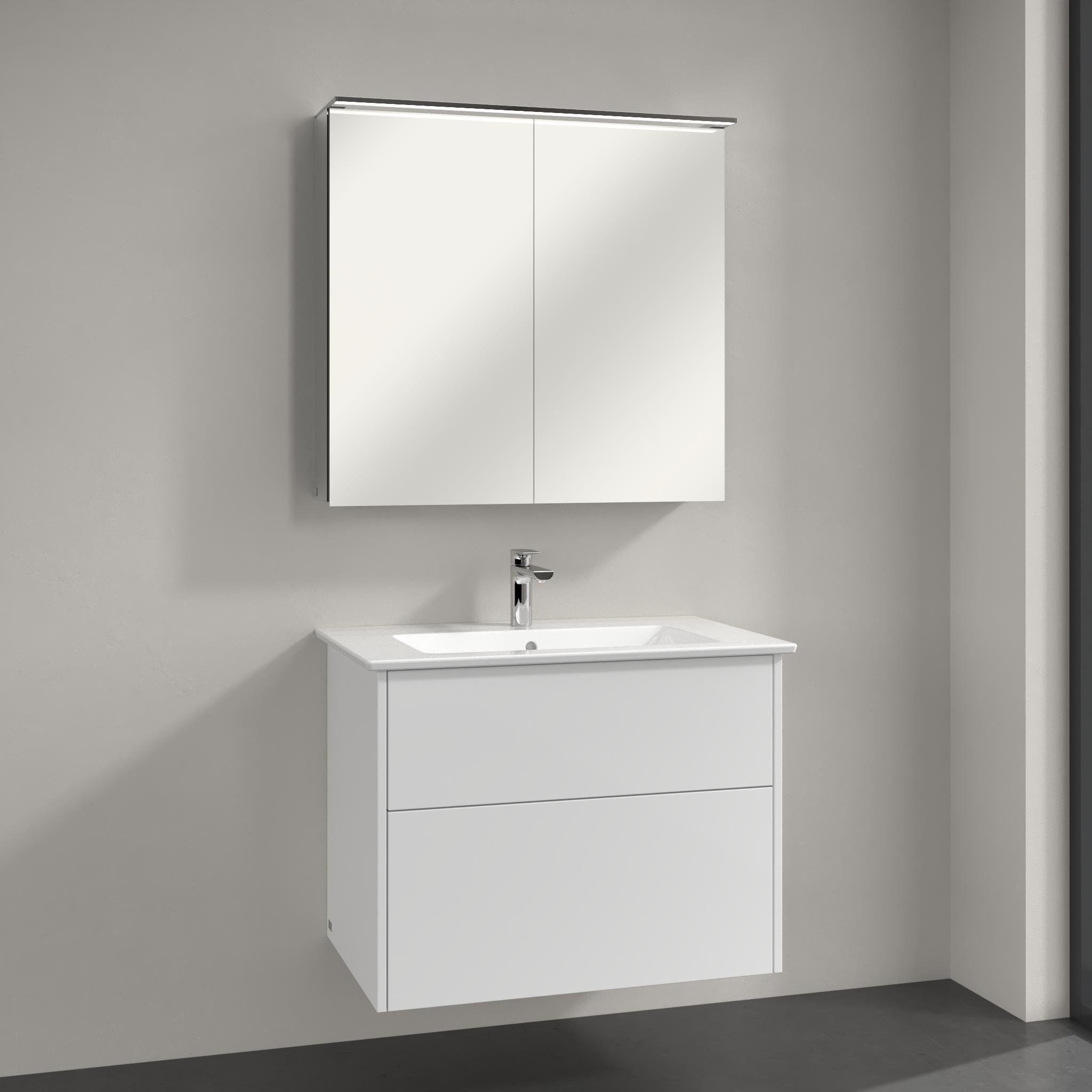 Villeroy & Boch Finero lavoar cu dulap 80 cm alb S00402DHR1