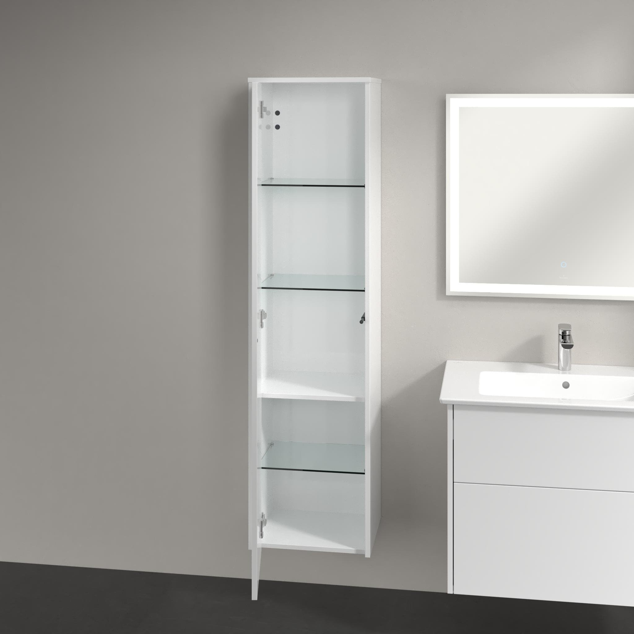 Villeroy & Boch Finero dulap 40x35x155 cm agățat lateral alb C53200DH