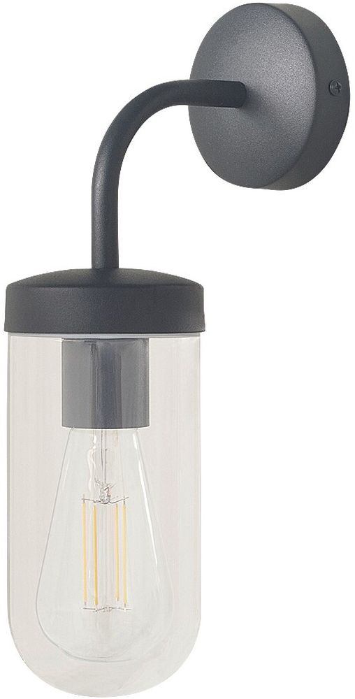 Rabalux Yago lampă de perete 1x60 W negru-transparent 3310
