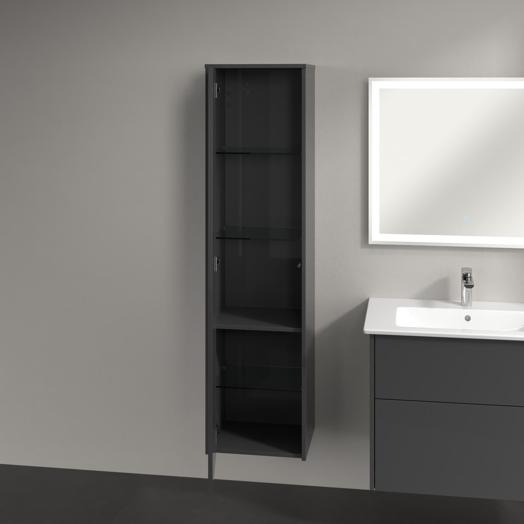 Villeroy & Boch Finero dulap 40x35x155 cm agățat lateral gri C53200FP