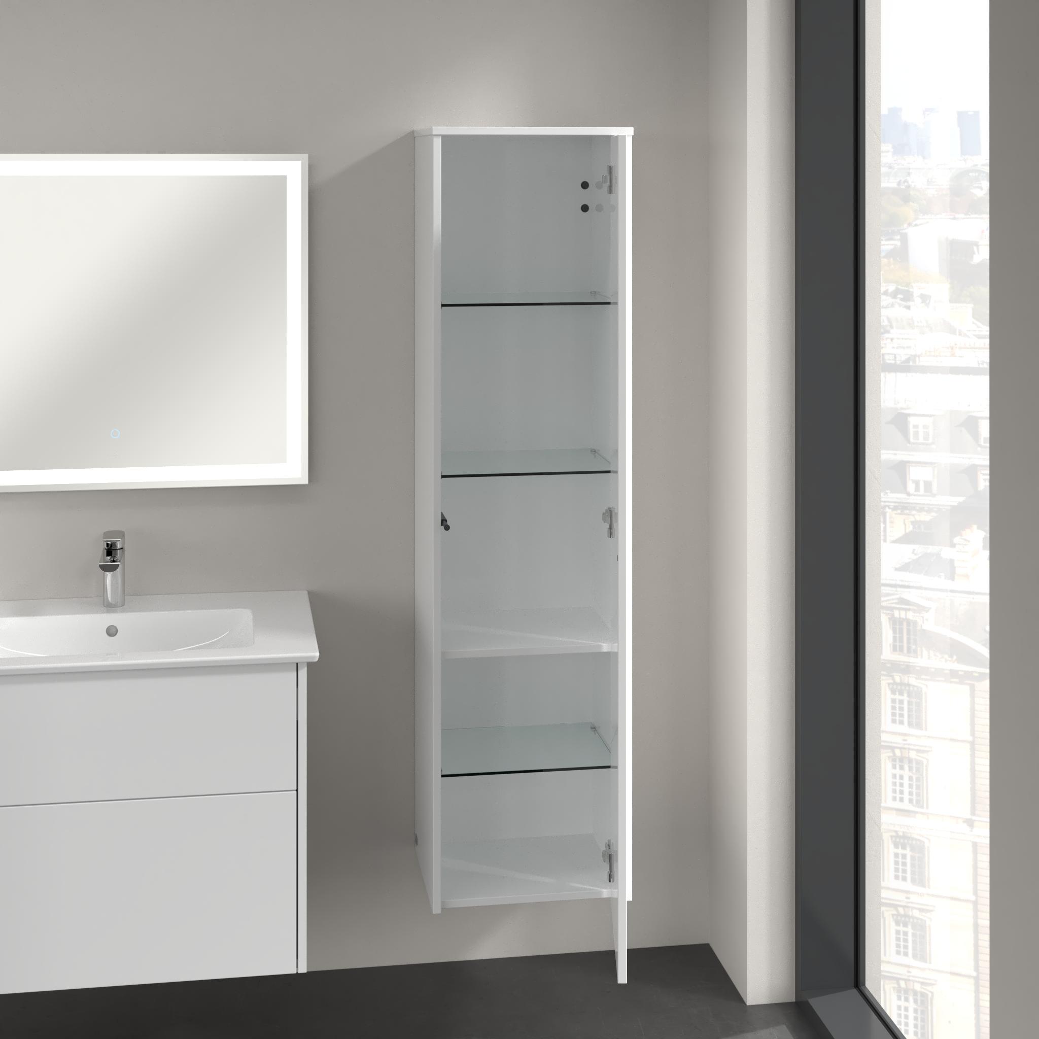 Villeroy & Boch Finero dulap 40x35x155 cm laterala pe perete alb C53201DH