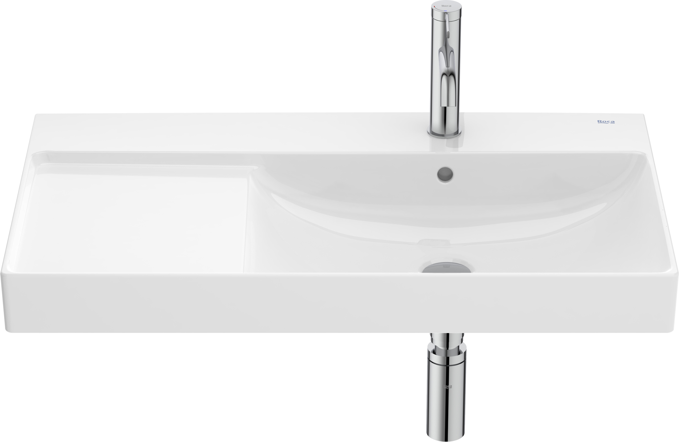 Roca Ona lavoar 80x46 cm dreptunghiular alb A327688S00