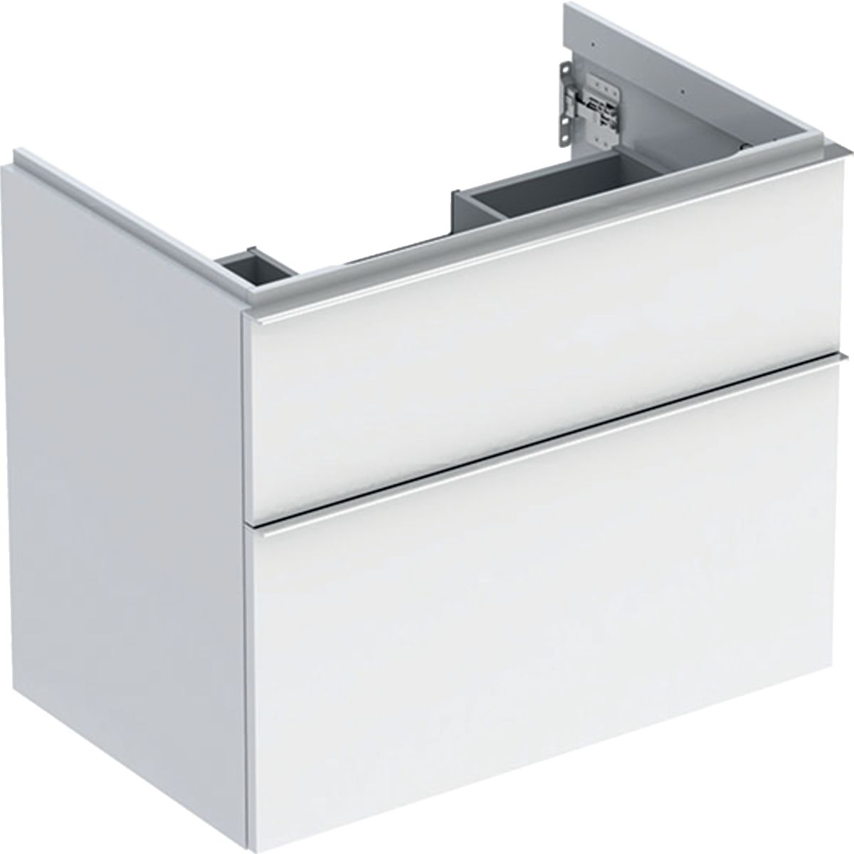 Geberit iCon dulap 74x47.6x61.5 cm dulap atârnat sub chiuvetă alb-crom 502.304.01.2