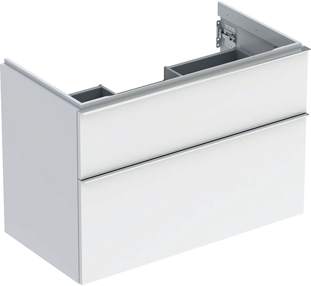 Geberit iCon dulap 88.8x47.6x61.5 cm dulap atârnat sub chiuvetă alb-crom 502.305.01.2