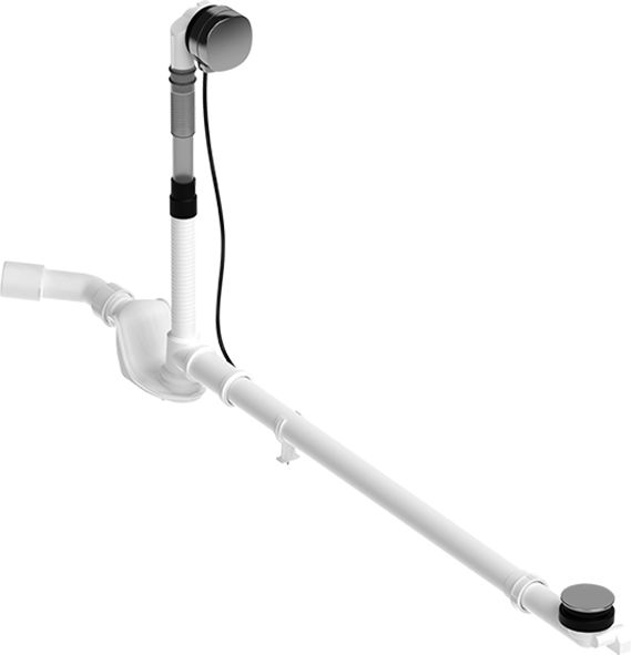 Duravit Quadroval sifon cu umplutură crom 792215000001000