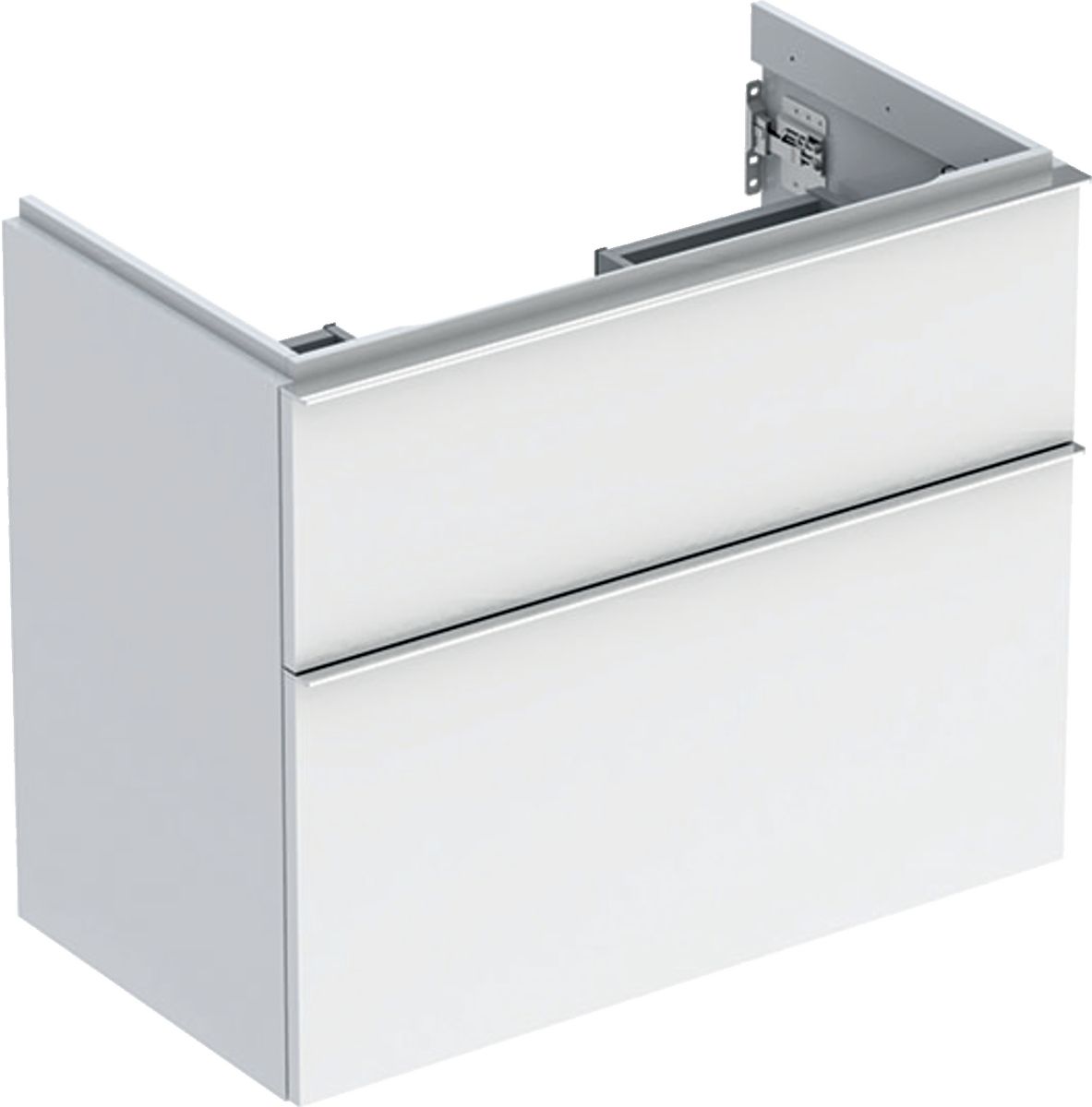 Geberit iCon dulap 74x41.6x61.5 cm dulap atârnat sub chiuvetă alb-crom 502.308.01.2