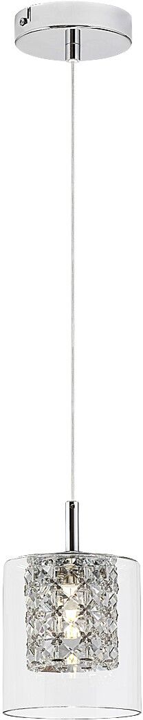 Rabalux Duchess lampă suspendată 1x40 W crom-transparent 3114