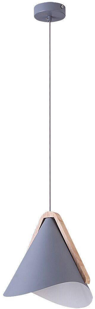 Rabalux Neva lampă suspendată 1x60 W gri/frasin-lemn 6649