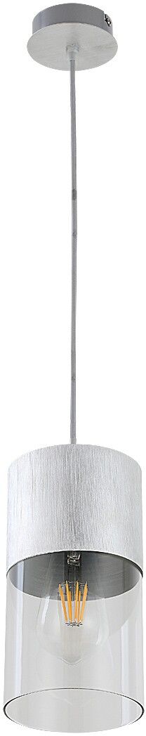 Rabalux Zelkova lampă suspendată 1x40 W transparent-aluminiu 3154