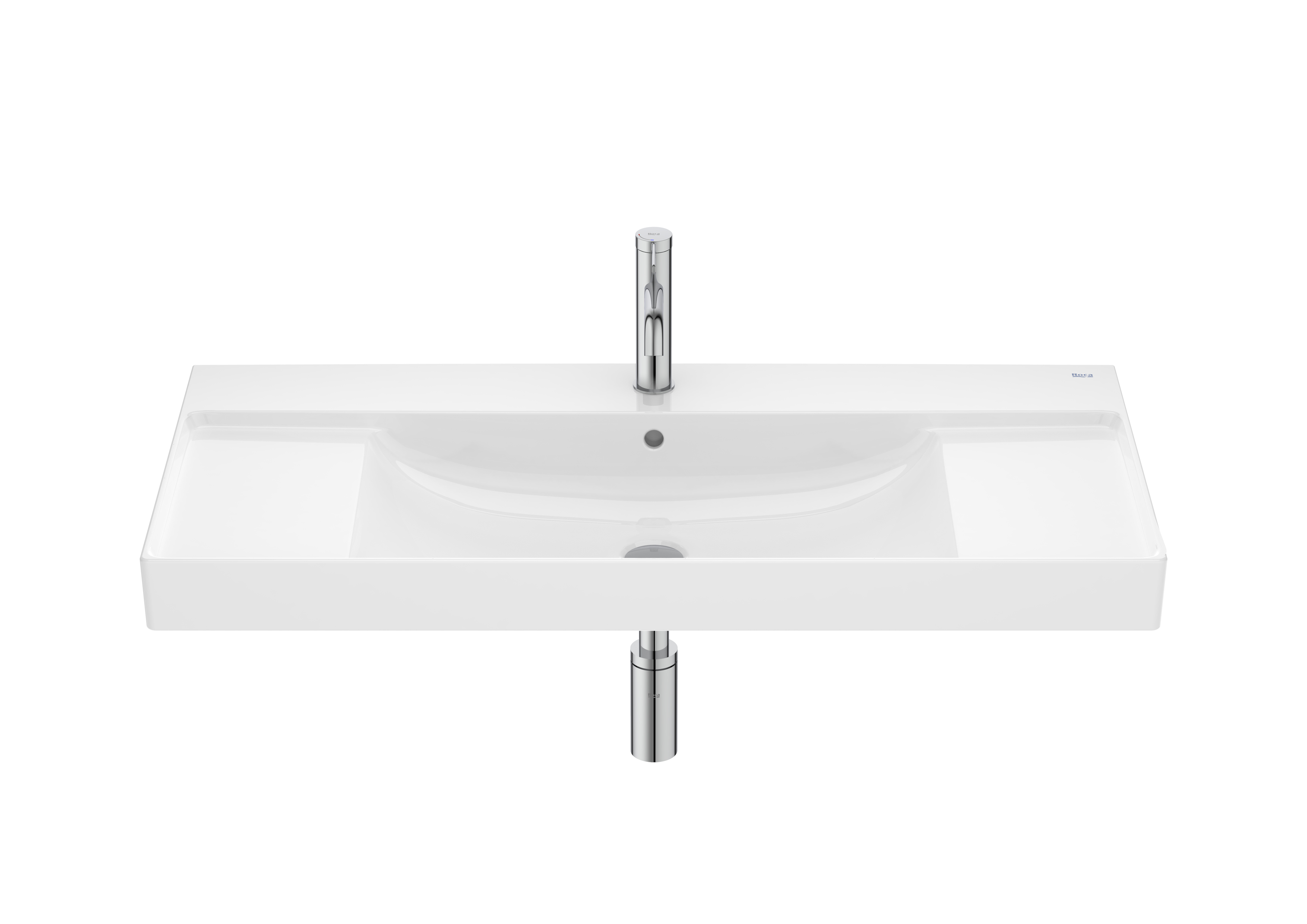 Roca Ona lavoar 100x46 cm dreptunghiular alb A32768A000