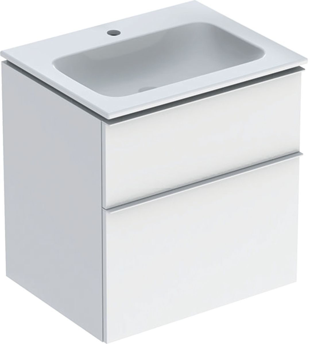 Geberit iCon lavoar cu dulap 60 cm alb 502.335.01.1