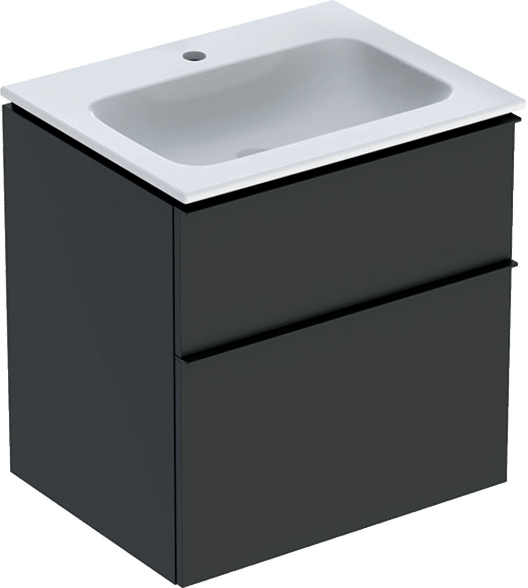 Geberit iCon lavoar cu dulap 60 cm grafit 502.335.JK.1