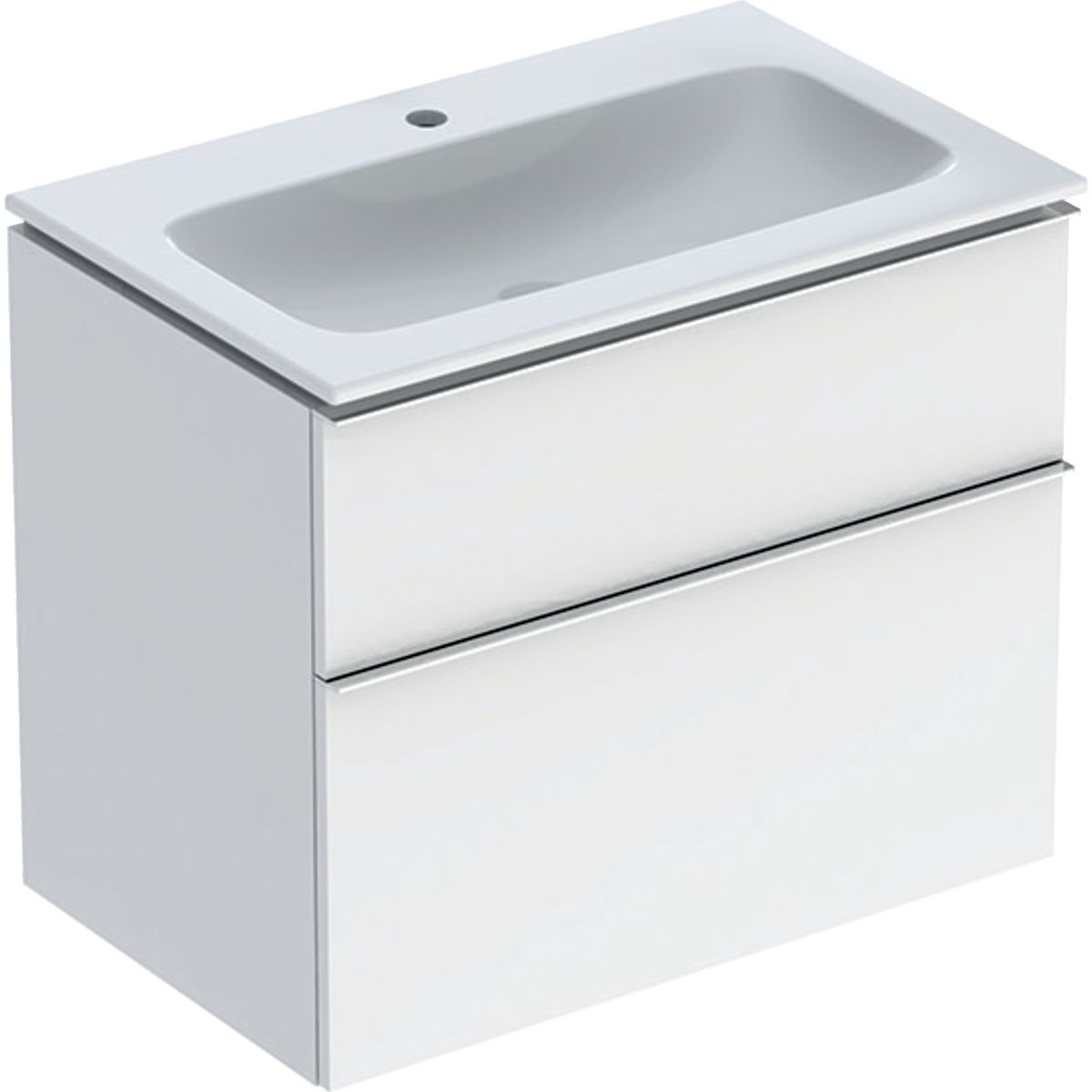 Geberit iCon lavoar cu dulap 75 cm alb 502.336.01.2