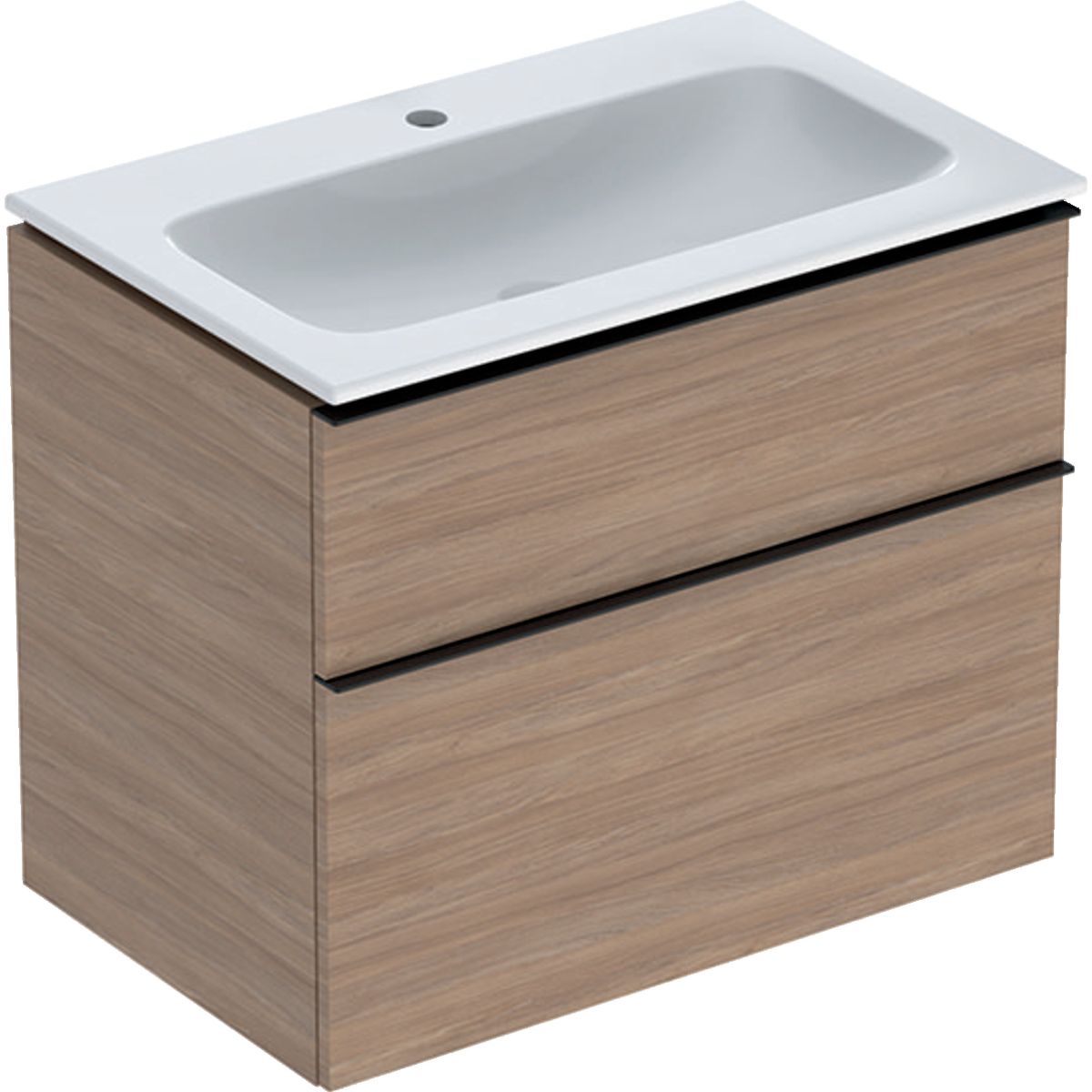 Geberit iCon lavoar cu dulap 75 cm stejar 502.336.JH.1