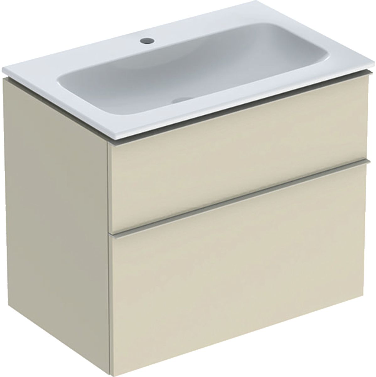 Geberit iCon lavoar cu dulap 75 cm gri 502.336.JL.1