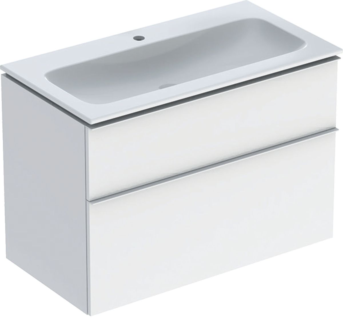 Geberit iCon lavoar cu dulap 90 cm alb 502.337.01.1