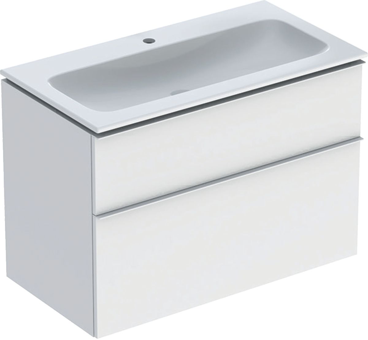 Geberit iCon lavoar cu dulap 90 cm alb 502.337.01.3