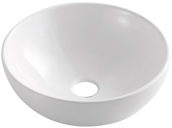 Invena Tinos lavoar 39.5x39.5 cm rotund de blat alb CE-43-011