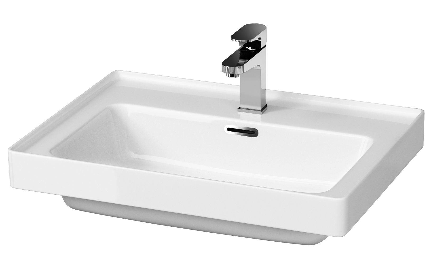 Cersanit Crea lavoar 60x44.5 cm dreptunghiular mobilier alb K114-006-ECO