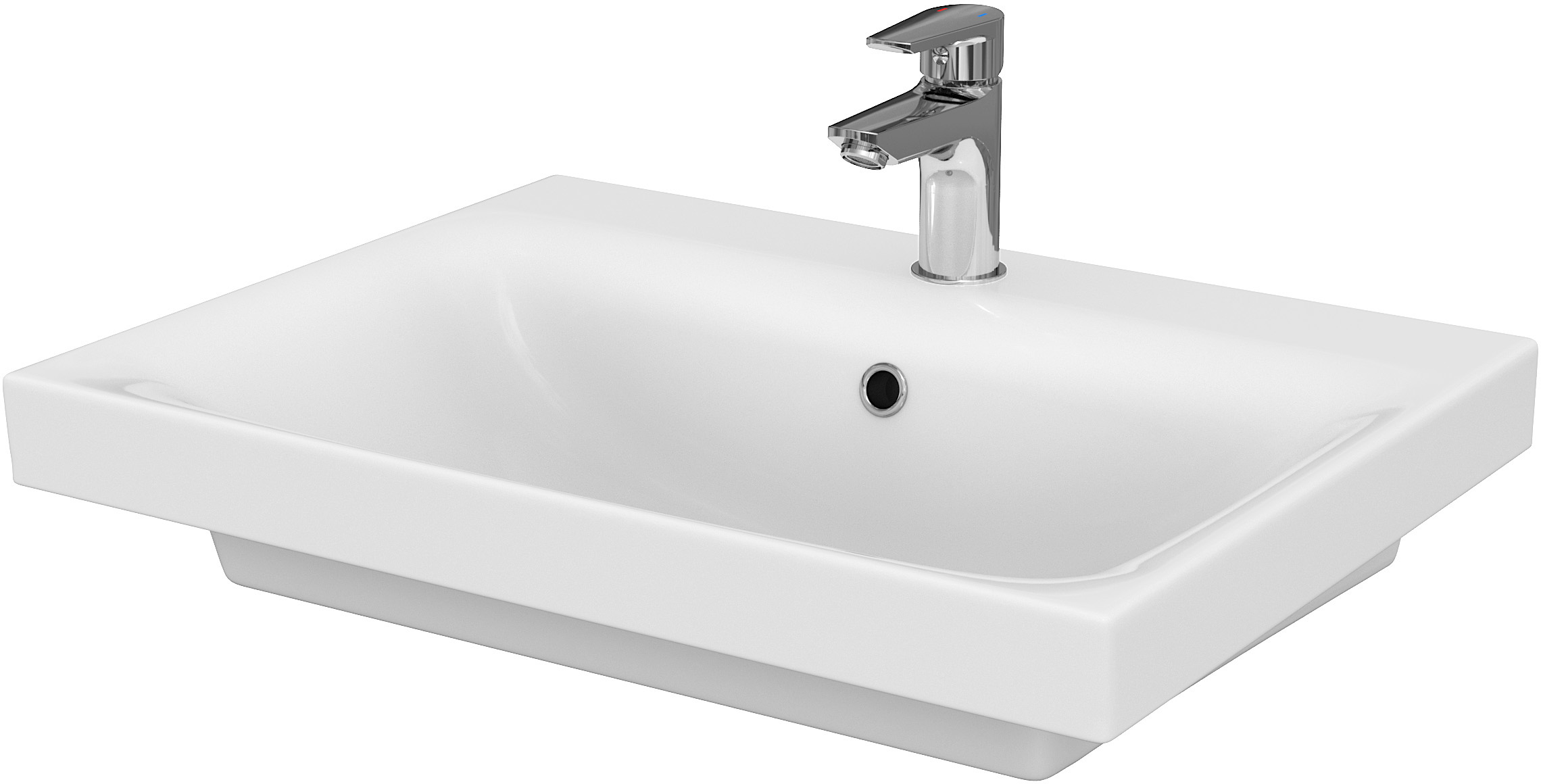 Cersanit Moduo lavoar 60x45 cm dreptunghiular mobilier alb K116-011-ECO