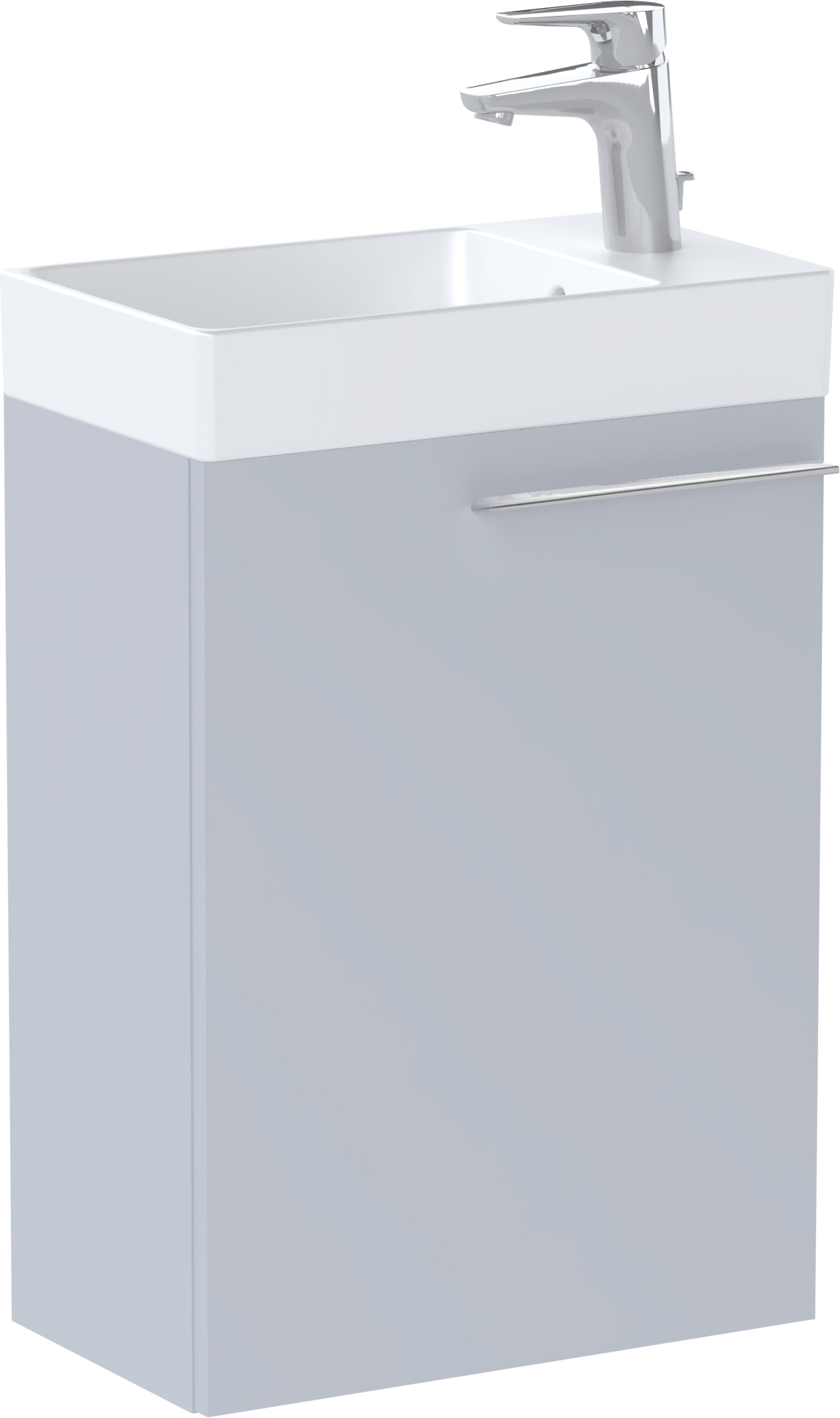 Roca Ella lavoar cu dulap 45 cm gri A851917530