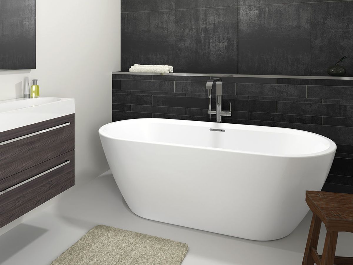 Riho Inspire cadă freestanding 180x80 cm ovală alb B085001005