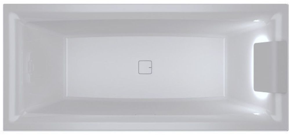 Riho Still Square LED cada dreptunghiulară 180x80 cm alb B099003005