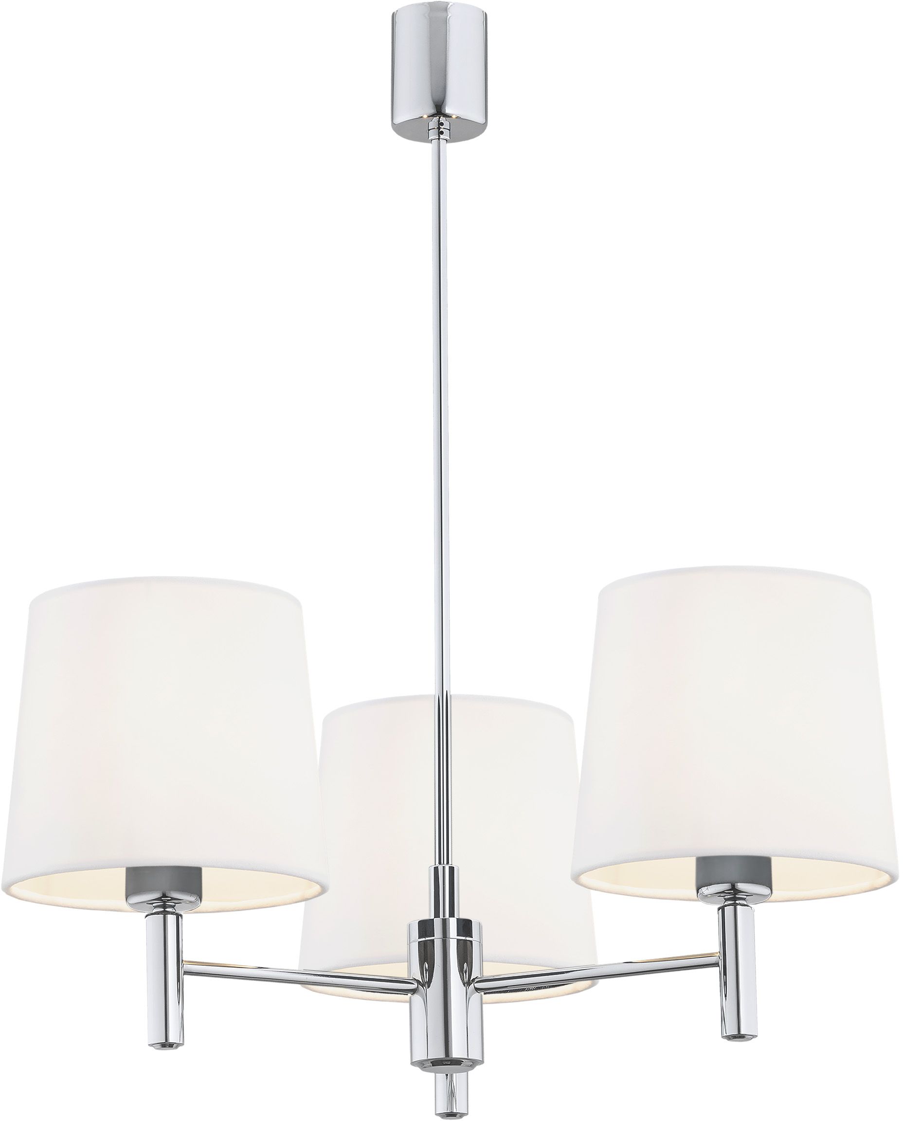 Argon Bolzano Plus lampă suspendată 3x15 W alb-crom 6114
