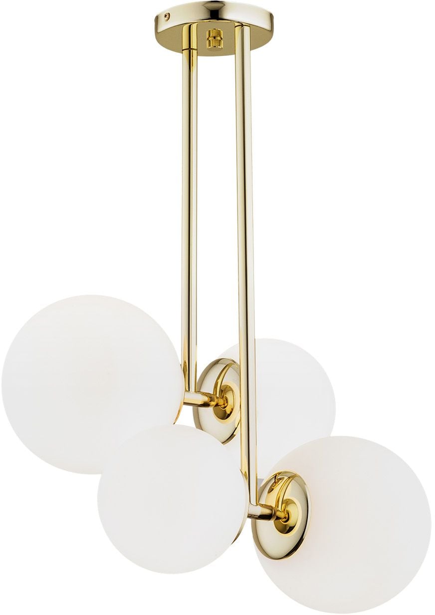 Argon Moritz lampă de tavan 4x15 W alamă-opal 1743