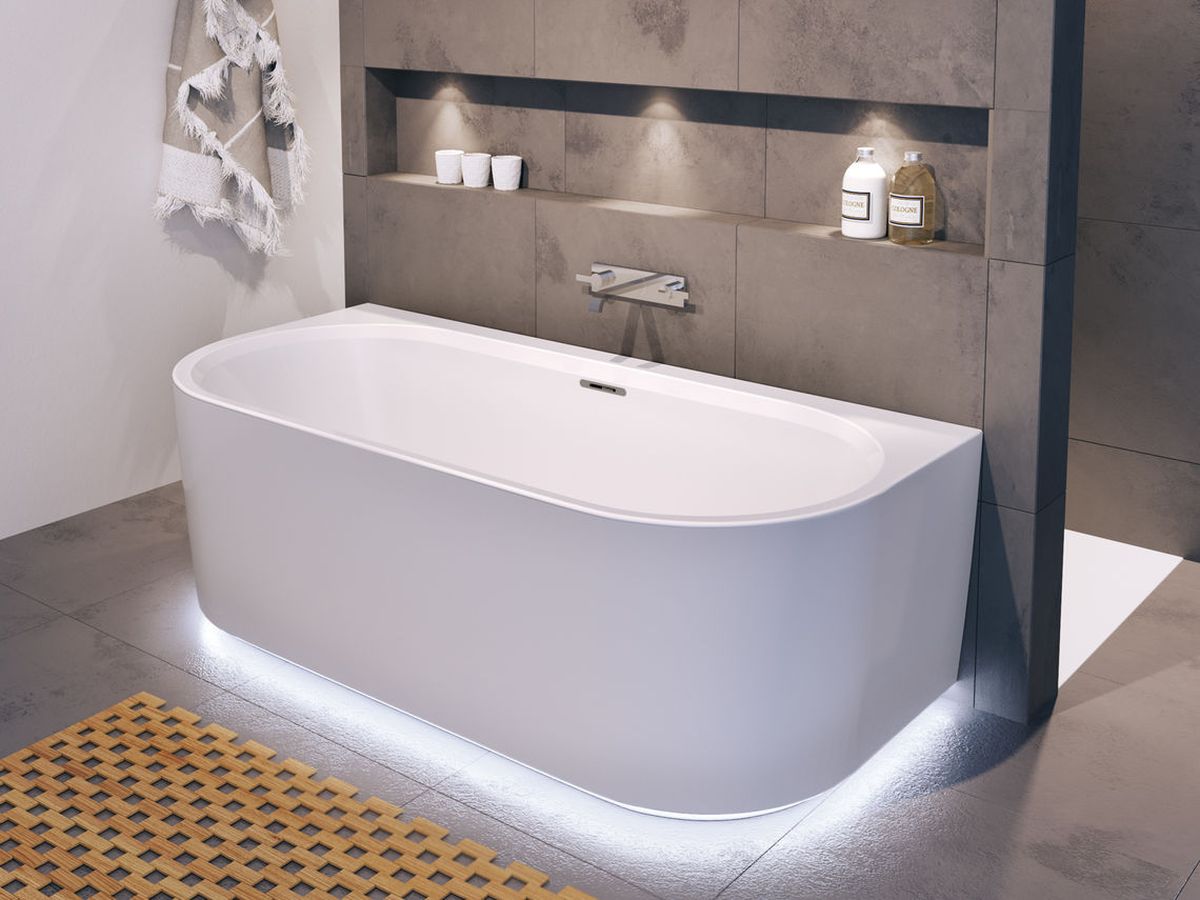 Riho Desire cadă de perete 184x84 cm dreptunghiulară alb B089002005