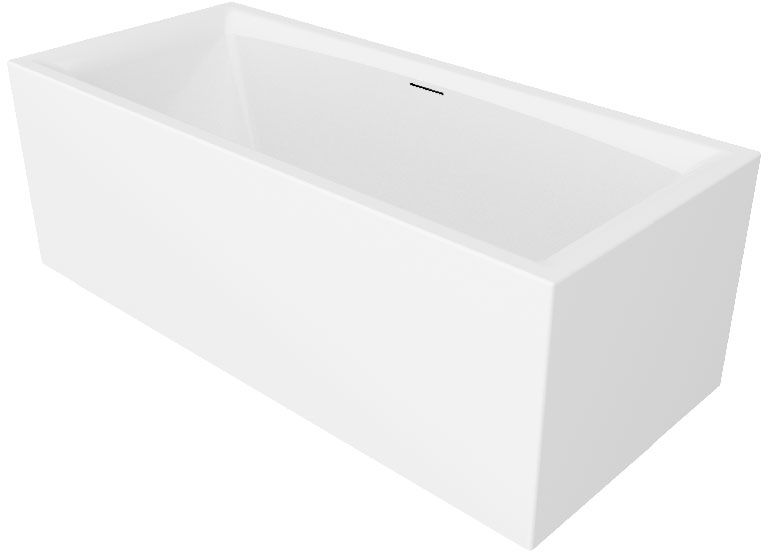Riho Still Square Plug&Play cadă cu carcasă 170x75 cm alb B100030005