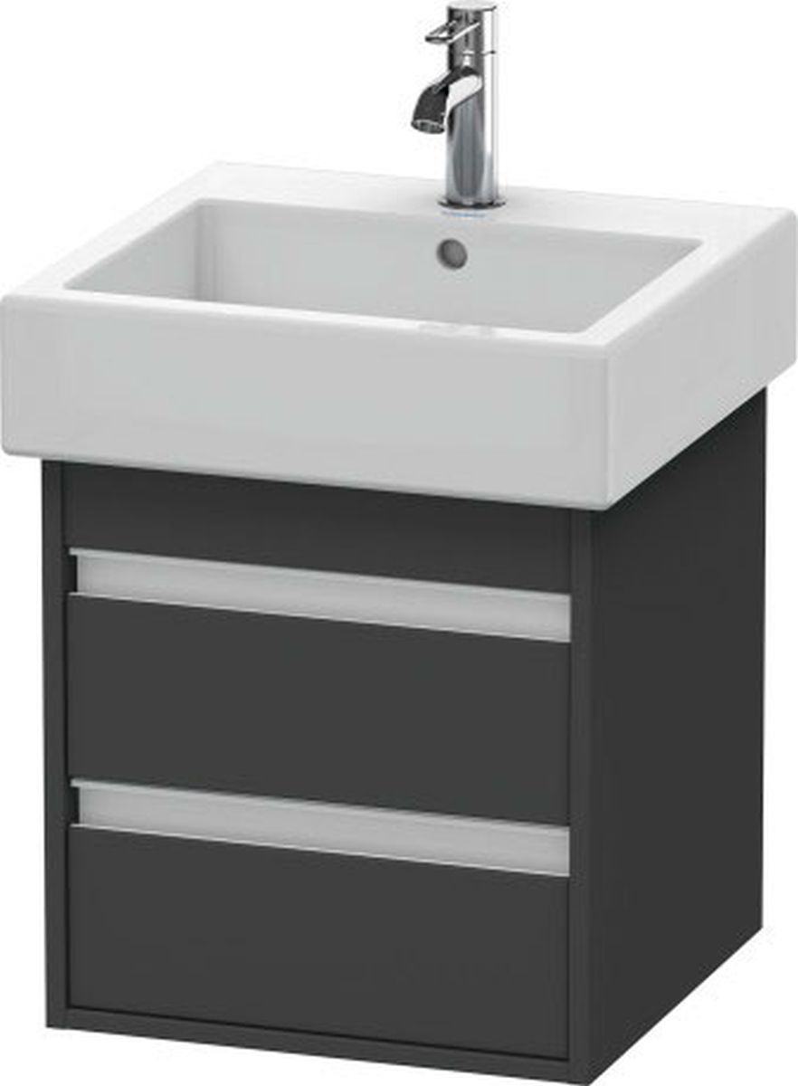 Duravit Ketho dulap 45x44x48 cm sub chiuveta pe perete grafit KT663504949