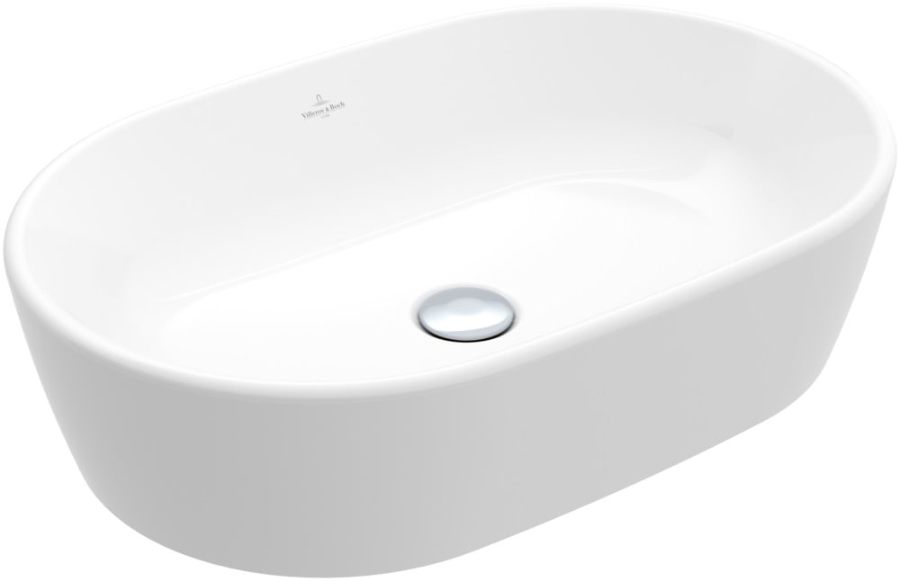 Villeroy & Boch Architectura lavoar 60x40 cm oval de blat alb 5A266001