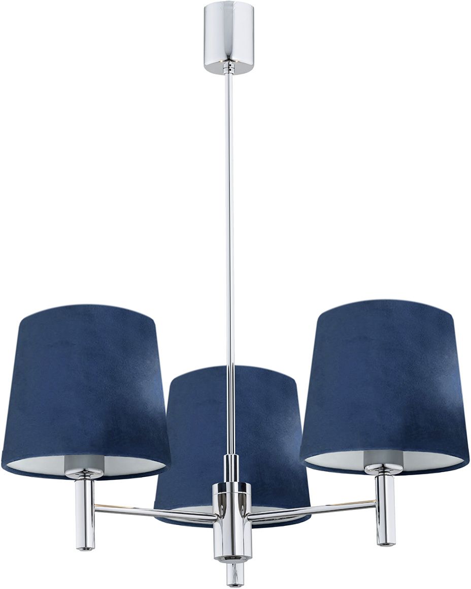 Argon Bolzano lampă suspendată 3x15 W crom-bleumarin 1381