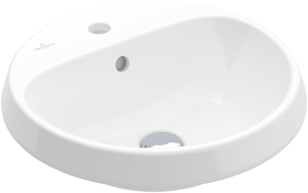 Villeroy & Boch Architectura lavoar 45x45 cm rotund încastrat alb 5A6545R1