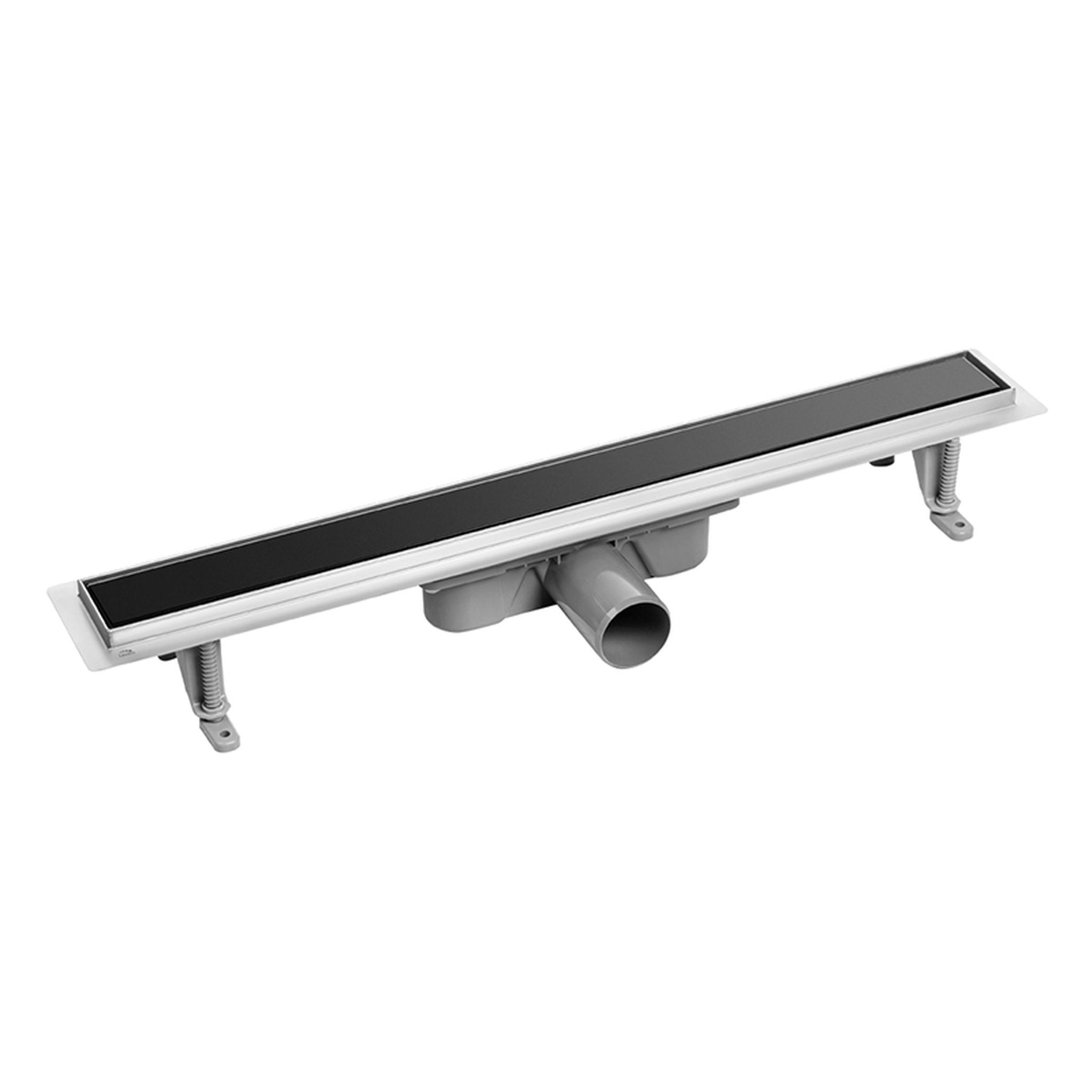 Laveo Basso rigolă liniară cu grătar 50 cm negru COB750S