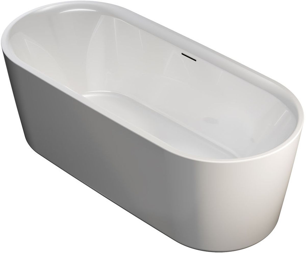 Riho Modesty cadă freestanding 170x76 cm ovală alb B090001105
