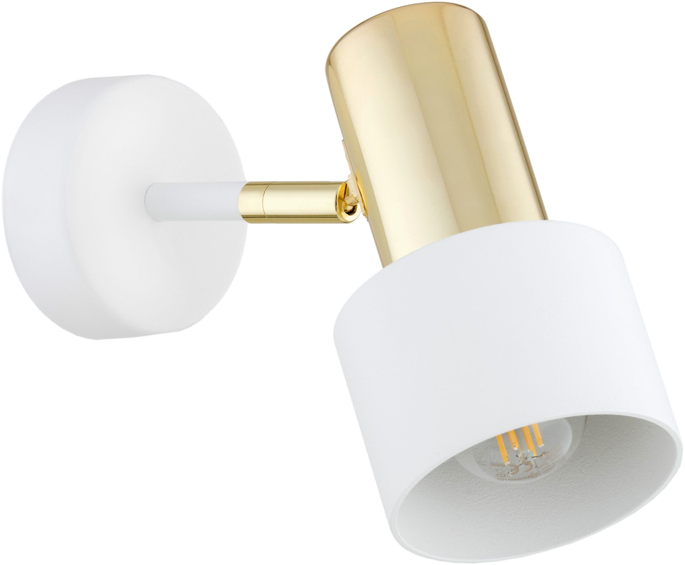 Argon Doria lampă de perete 1x15 W alb-alamă 4264