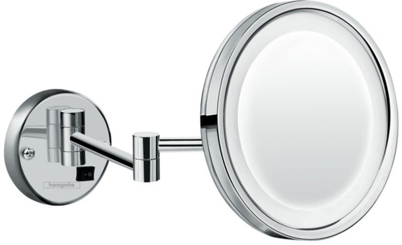 Hansgrohe Logis Universal oglindă cosmetică 21.7x21.7 cm rotunde cu iluminare crom 73570000