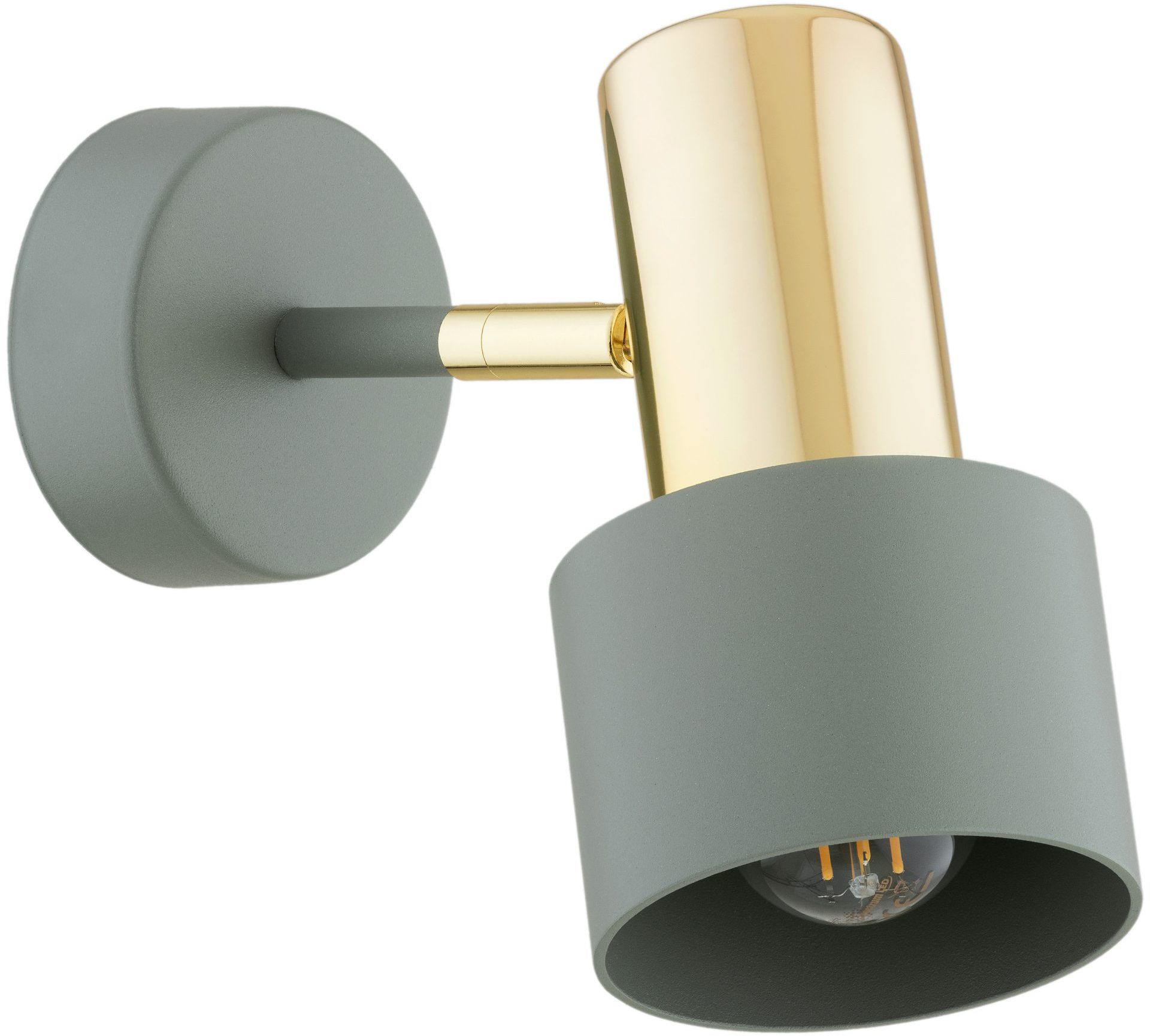 Argon Doria lampă de perete 1x15 W alamă-verde 4315