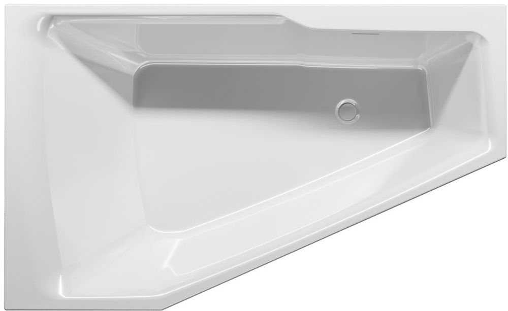 Riho Rethink Space cadă de colț 170x90 cm partea dreaptă alb B113001005
